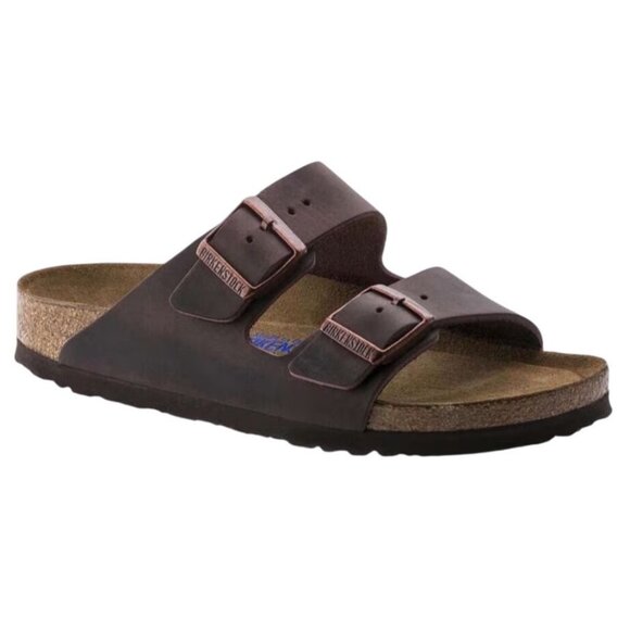 Birkenstock Arizona Soft Footbed Oiled Leather Sandals Size 10 EU 41 Women New - Picture 4 of 11